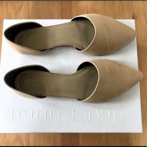 Jenni Kayne D’Orsay Oiled Leather Flats